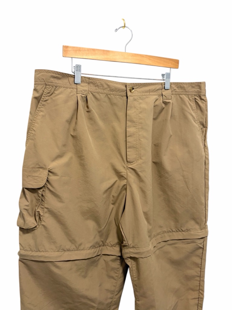 Campmor Vintage Khaki Tan Cargo Convertible Hiking Pans Shorts - Nwt - Xxl — image 3 of 8